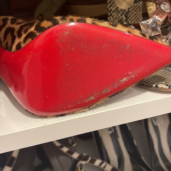 Christian Louboutin leopard So Kate 120 heels - Picture 6 of 6